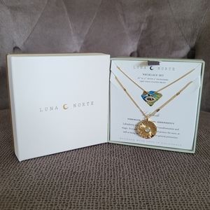 Luna🌙 Norte Double✌️Gold Necklace Set